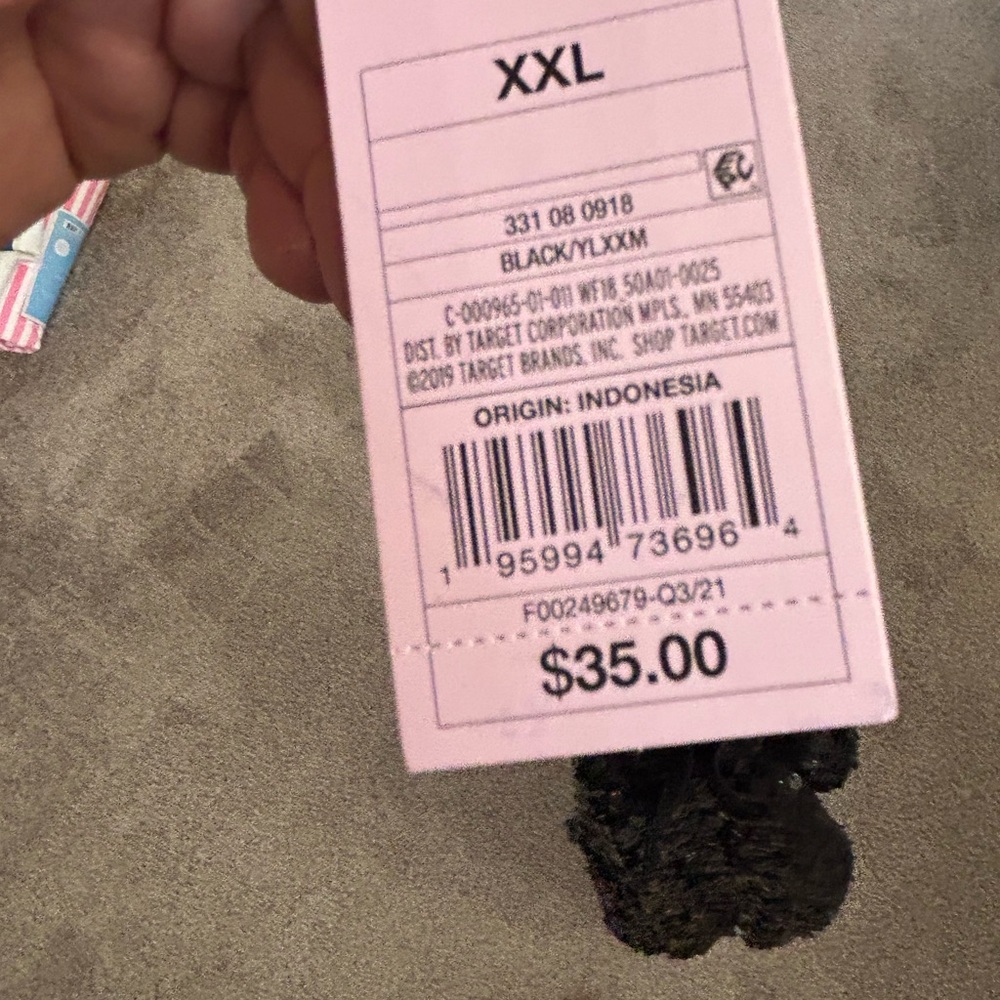 XXL Black sparkly dress